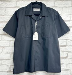 ◾️新品・正規品◾️Houston ヒューストン 41074 TCツイルワークシャツ XLサイズ XXLサイズ 開襟シャツ アメカジ 半袖【Ho-41074】
