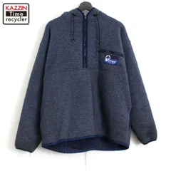 90s USA製 ペンフィールド PENFIELD ハーフジップフリースプルオーバー Lサイズ グレー ポーラテック 90s USA製 ペンフィールド PENFIELD ハーフジップフリースプル