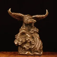 鷹 タカ 置物 オブジェ アンティーク調 銅製 風水グッズ 財運 金運 開運 運気アップ 瞑想 禅 幸運 開運 浄化 幸運 開運 厄除け スピリチュアル リビング インテリア