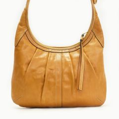 COACH コーチ ショルダーバッグ 斜め掛け レザー キャメル ライトブラウン 12249