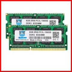 【人気商品】16GB Kit PC3L-10600 SO-DIMM 8GBX2枚 ノートPC用メモリ1.35V MHz 204Pin CL9 1333 Non-ECC DDR3L Mac Motoeagle 対応