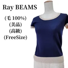 Ray BEAMS レイビームス サマーニット フリーサイズ 毛100％ 匿名配送