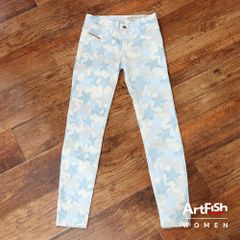 春夏/DIESEL/24インチ/パンツ 00S1E1-003S1 イタリア製 スキニー スリム ストレッチ ディーゼル 新品/白×青/ky656/