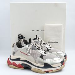 BALENCIAGA Triple S Silver Red 2018 サイズ42