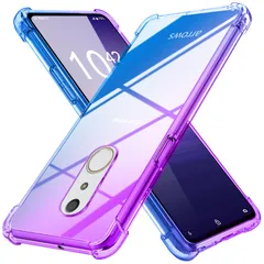 F-41B ケース クリア Fujitsu ケース ケース 薄型 グラデーション色 ケース 軽量 tpu PLUS 耐衝撃 スマホケース 透明 米軍MIL規格取得 おしゃれ 黄変防止防塵一体型 BE4 人気 アローズBE4 プラス/アローズ ドコモ ビー4 A