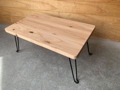 杉 スギ 折り畳みテーブル ちゃぶ台 [T117]