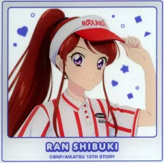 【中古】キャラカード 紫吹蘭 「アイカツ! 10th STORY ～未来へのSTARWAY～×ROUND1 描き下ろし ROUND1ver. トレーディングアクリルフォト」