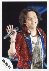 【中古】生写真(ジャニーズ) Kis-My-Ft2/藤ヶ谷太輔/ライブフォト・上半身・右手マイク/公式生写真
