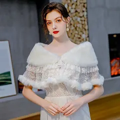 パーティーボレロ レディース もこもこ ファーボレロ ショール 可愛い レースボレロ 成人式 同窓会 ショール 結婚式 2次会 ステージ 羽織り かわいい 結婚式 フォーマル ボレロ ふわふわ ジャケット カーディガンもこもこ Iitl468