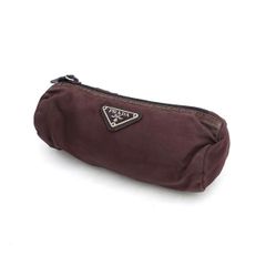 PRADA / プラダ ■ポーチ　小物入れ　テースト　ダークブラウン ブランド【中古】 