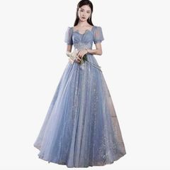 ★送料無料★7号(S)★立体刺繍チュールパ－ティ－ドレス(WA1141) ☆送料無料☆7号(S)☆立体刺繍チュールパ－ティ－ドレス(WA1141