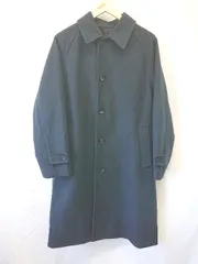 ◇ ⊇ GU ジーユー コージーメルトン素材 長袖 バルマカーンコート タグ切り離した跡あり。 ネイビー系 メンズ E  【1508060000521】