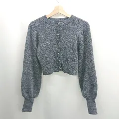 ◇ ⊇ MAJESTIC LEGON マジェスティックレゴン ラメ入り 長袖 ラメ入りカーディガン サイズM ブラウン系 レディース E  【1506230028993】