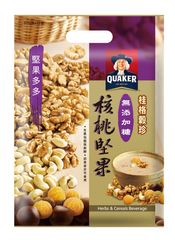 【残数1】台湾QUAKER (桂格) クルミ&ミックスナッツドリンク 無糖12袋