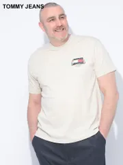 TOMMY JEANS (トミージーンズ) グラフィックフラッグロゴ リラックスフィット クルーネック 半袖 Tシャツのサムネイル