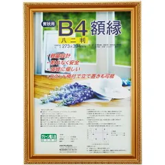 ナカバヤシ 樹脂製賞状額 金ケシ 賞状八二 フ-KWP-37 （1点）