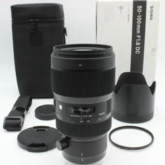 期間限定最値下げSIGMA 50-100mm F1.8 キャノン用⭐︎美品オススメ綺麗な状態です