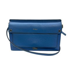 ☆大人気！☆FURLA フルラ ライク ショルダーウォレット 財布 ブルー 