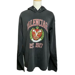 バレンシアガ パーカー サイズL ユニセックス - 674685 TLV89 ダークグレー×レッド×マルチ 長袖/UNISEX/2021年 コットン、コットンのサムネイル