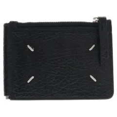 Maison Margiela 11 (メゾンマルジェラ11) グレインレザー マネークリップ付き 二つ折り 財布 SA1UI0022 ブラック