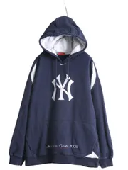 【お得なクーポン配布中!】 MLB オフシャル ナイキ ヤンキース スウェット フード パーカー メンズ L / NIKE センター スモール スウォッシュ オールスターゲーム 限定