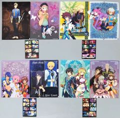 【中古】クリアファイル 全4種セット クリアファイル＆ステッカー 「一番くじ テイルズ オブ シリーズ」 G賞