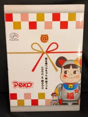 MEDICOMTOY BE@RBRICK 招き猫　ペコちゃん　福　銀メッキ 100+400%のサムネイル