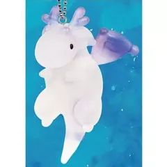 【中古】キーホルダー パール・ブルー 「プチドラゴン マスコットボールチェーン」