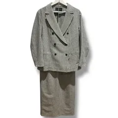 新品未使用 タグ付き URBAN RESEARCH アーバンリサーチ シアサッカー スカートセットアップ ジャケット チェック柄 フリーサイズ レディース 春 ゴーゴー古着久喜倉庫店 30 No.444