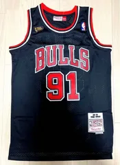 【激レア】NBA シカゴブルズ　ゲームシャツ　ユニフォーム　ジョーダン　刺繍 古着 90年代 USA製 チャンピオン Champion NBA シカゴブルズ