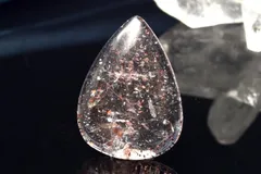 【１点物】AAA☆ファイアークォーツ レピドクロサイトインクォーツ　20x15mm　ドロップ ルース パワーストーン 天然石 _PC5479