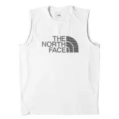 【美品】THE NORTH FACE ノースフェイス Tシャツ サイズ:XL / 23SS スリーブレス / ノースリーブ Tシャツ (S/L GTD Logo Crew) / ホワイト 白 / トップス カットソー 吸汗速乾【メンズ】【中古】