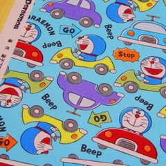 約110×50cm　ドラえもん ドライブ キャラクター オックス生地 G8975-A　生地 布地 布 ハンドメイド