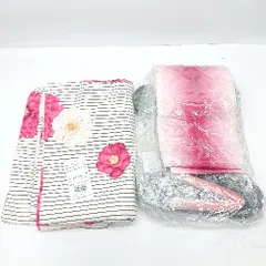 ■ ⊂ 《 LAISSE PASSE まとめ売り3点セット 浴衣 帯 下駄 レディース 》 E  【1501160007032】