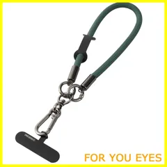 【人気商品】Chivvingスマホストラップ ハンドストラップ カメラハンドストラップ ストラップホルダー リストストラップ 落下防止 調整可能 リングストラップ… (SW-墨色)