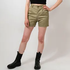 【スモール特価】イタリア軍 カーキ ビンテージ AMI チノショートパンツ（新品）ボタンタイプ　704NV-SB-