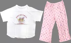 【中古】衣料雑貨 PANCAKE PARTY! ラウンジセット ホワイト 女性用3XLサイズ 「ちいかわ なんか小さくてかわいいやつ×サンリオキャラクターズ×ユニクロ スイーツコレクション」 オンラインストア限定