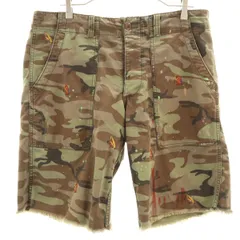 Ralph Lauren - coco 中古 ラルフローレン RALPH LAUREN メンズ パンツ M 緑×茶色 ロングパンツ カモフラ柄 裏起毛 ウエストゴム Ralph Lauren - coco 中古 ラルフローレン RALPH LAUREN メンズ
