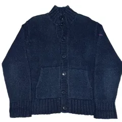 美品 BLUE BLUE ブルーブルー インディゴ 圧縮 ニット カーディガン BLUE BLUE(ブルーブルー) カーディガン | 少しマニアックな古着の