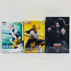 ハンターハンター VIBRATION STARS Memorable Saga ぬーどるストッパー  3体 フィギュア まとめ セット / キルア クラピカ フェイタン プライズ
