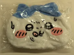 グレイ・パーカー・サービス トレーディングおかおポーチ 明日もがんばるぞ!編 ちいかわ ハチワレ(ペロッ)