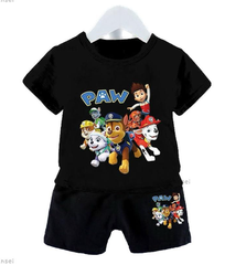 パウパトロール (Paw Patrol) 夏 キッズ 服 お出かけ 2点セット 上下セット Tシャツ パンツ