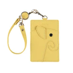 ☆ YE ☆ LIZDAYS ゾウ型リール付きパスケース lizdays リズデイズ リール付き パスケース ゾウ lz-66402 定期入れ ICカード入れ カード入れ カードケース idカードケース IDカードケース 薄型 かわいい 可愛い ブランド