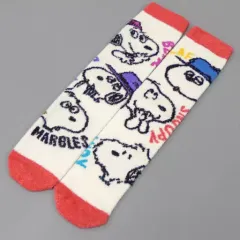 【中古】衣類 15.スヌーピー兄弟 ルームソックス ホワイト 「サンリオ当りくじ スヌーピー当たりくじ」