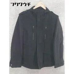 ■ COMME CA MEN コムサメン ジップアップ  ジャケット サイズL ブラック メンズ  【中古】 【1002801611279】