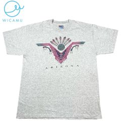 ヴィンテージ Tシャツ 90s Hanes ヘインズ ARIZONA ドリームキャッチャー シングルステッチ L