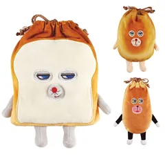 パンどろぼう グッズ ぬいぐるみ巾着 パンどろぼう にせパンどろぼう なぞのフランスパン ティーズファクトリー