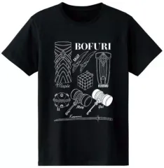 【中古】衣類 武器デザイン Ani-Sketch Tシャツ ブラック レディースMサイズ 「痛いのは嫌なので防御力に極振りしたいと思います。」