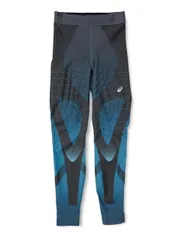 [アシックス] ランニングウェア ENERGY SAVINGロングタイツ 2012C281 レディース [400(レストフルテール×グリスブルー)] [XL]のサムネイル