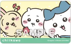 【中古】食玩 ステッカー・シール ちいかわ＆ハチワレ＆うさぎ(りんご) 「ちいかわ デコステッカー4 ガムつき」